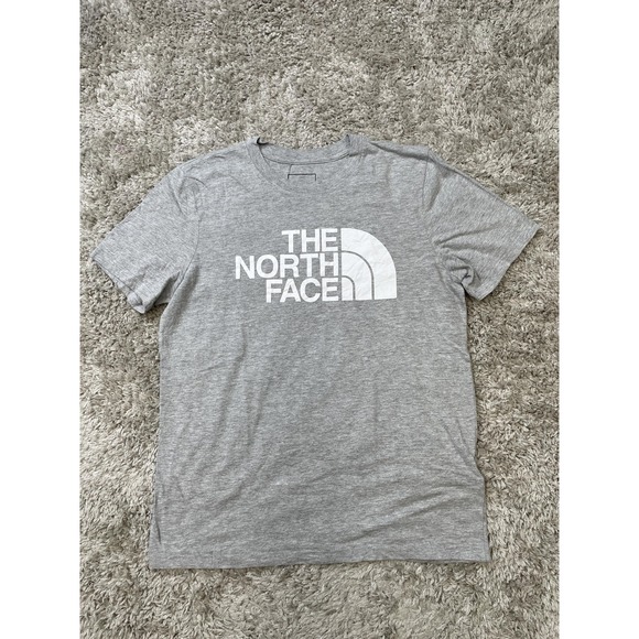 The North Face Shirt Womens Small Gray Half Dome Graphic Logo Short Sleeve Tee - Picture 1 of 11